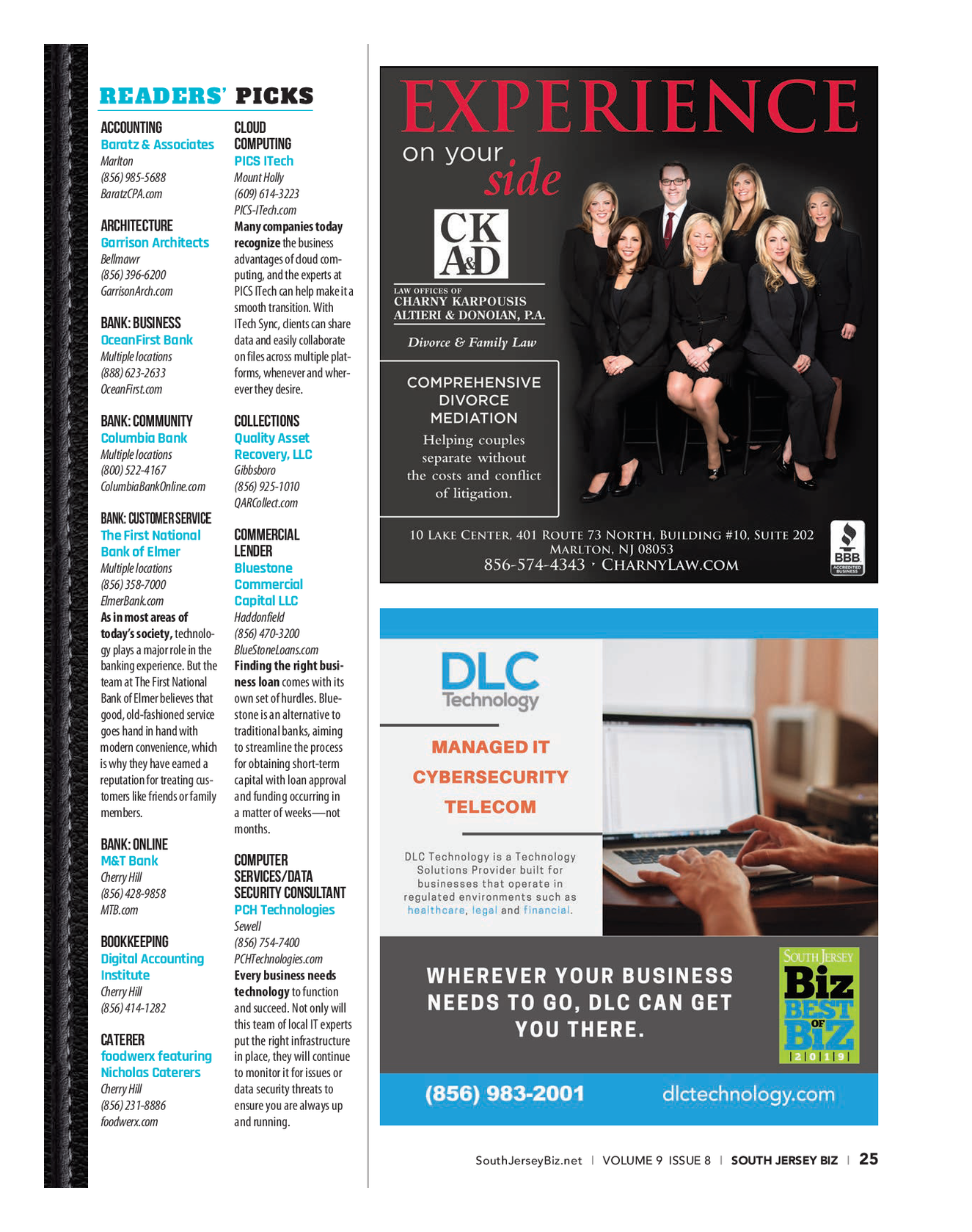 South Jersey BIZ - Issue #8 (August 2019)